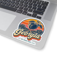 Georgia Retro Sunset Sticker