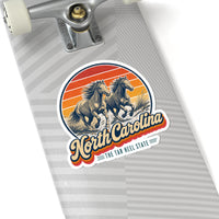 North Carolina Outer Banks Wild Horses Sticker