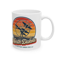 North Dakota Enchanted Highway Geese In Flight Mug
