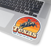 Texas Rodeo Bull Rider Sticker