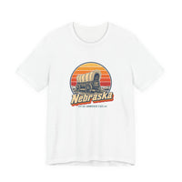 Nebraska Oregon Trail Covered Wagon Tee