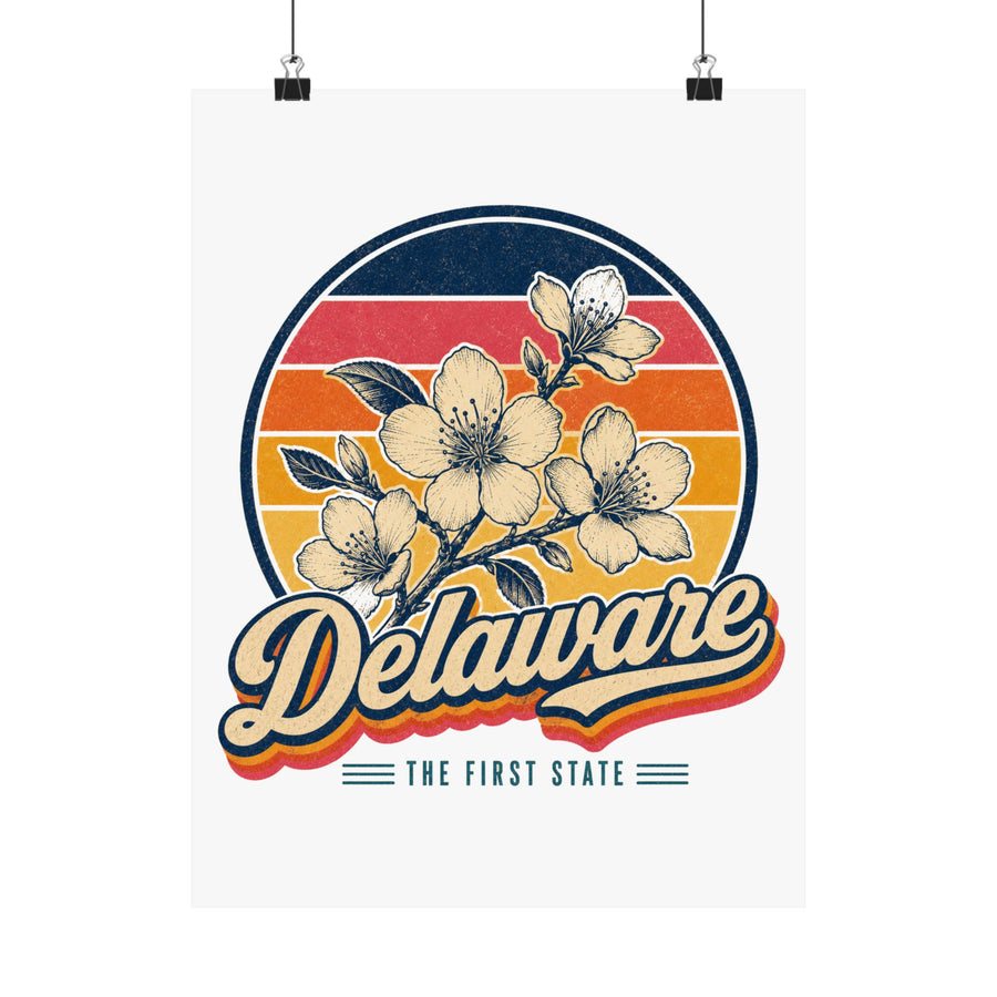 Delaware Peach Blossom Poster