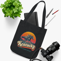 Kentucky Racehorse And Jockey Tote Bag