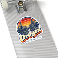 Oregon Forest Hiking Trail Sticker