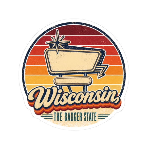 Wisconsin Supper Club Sign Sticker