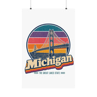 Michigan Mackinac Bridge Poster