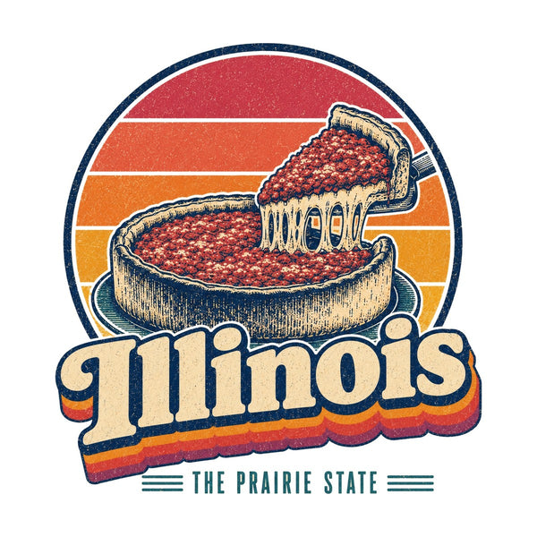 Illinois Deep Dish Pizza Tee