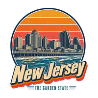 New Jersey Atlantic City Skyline Tee