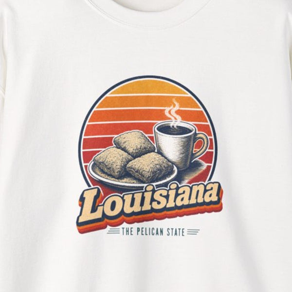 Louisiana Beignets And Chicory Coffee Sweatshirt