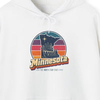 Minnesota Retro Sunset Hoodie