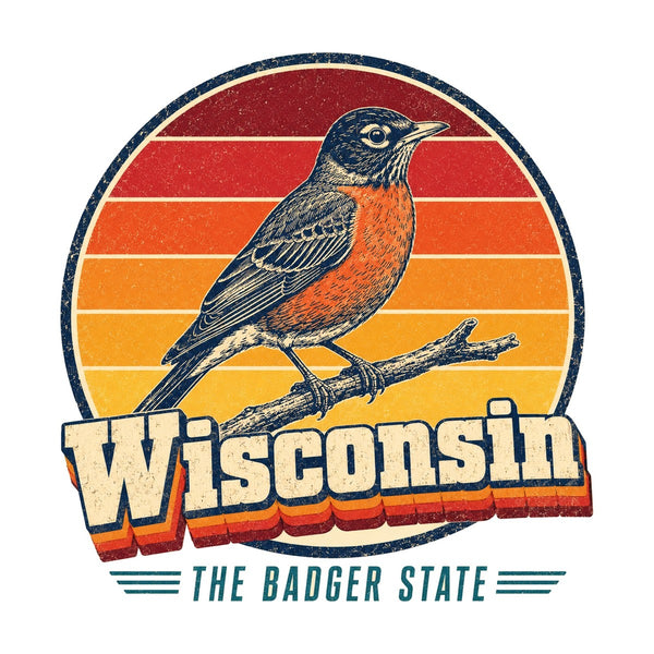Wisconsin American Robin Tee