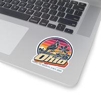 Ohio Retro Sunset Sticker