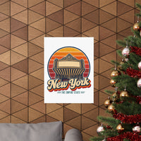 New York Broadway Marquee Poster