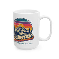Colorado Retro Sunset Mug