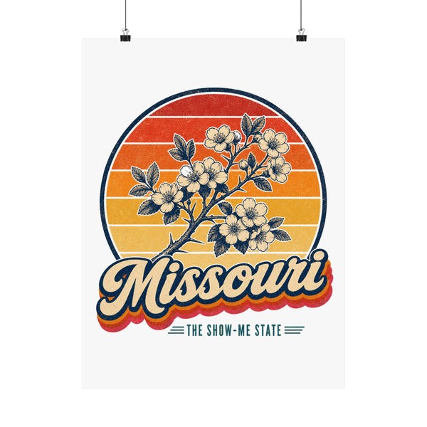 Missouri Hawthorn Blossom Poster