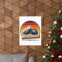 Wisconsin Cheesehead Football Poster