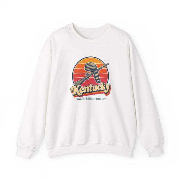 Kentucky Frontier Rifle And Coonskin Cap Sweatshirt
