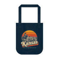 Kansas Dodge City Cattle Drive Tote Bag