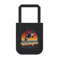 Washington Orca Whale Tote Bag