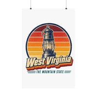 West Virginia Coal Miners Lantern Poster