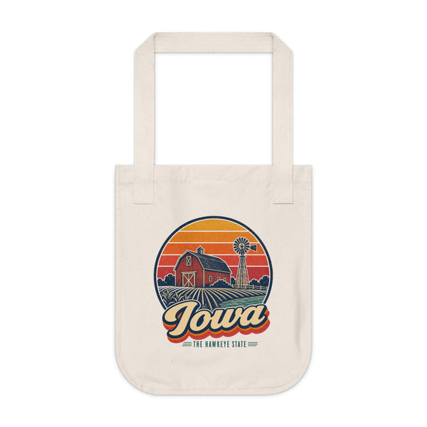 Iowa Red Barn And Windmill Tote Bag