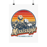 Mississippi Cotton Fields Poster