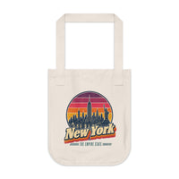 New York Retro Sunset Tote Bag