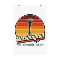 Washington Space Needle Poster