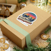 New Hampshire Retro Sunset Sticker