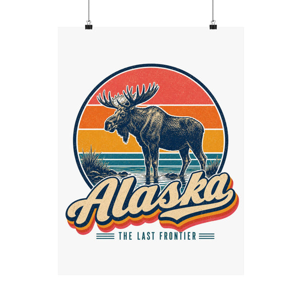 Alaska Bull Moose Poster