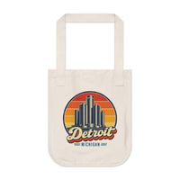 Detroit Retro Sunset Tote Bag