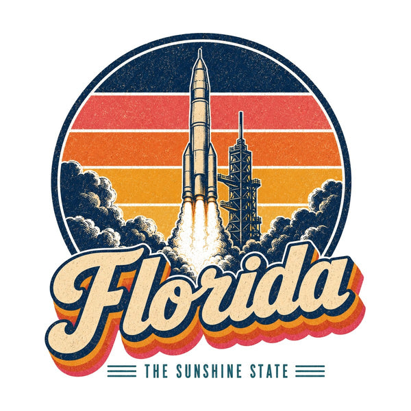 Florida Cape Canaveral Rocket Launch Tee