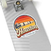 Houston Retro Sunset Sticker