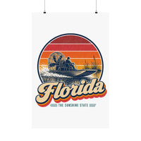 Florida Everglades Airboat Poster
