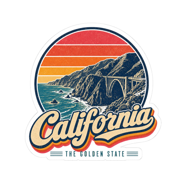 California Big Sur Coastline Sticker