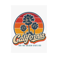 California Palm Trees Poster