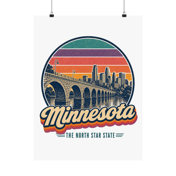 Minnesota Stone Arch Bridge Poster