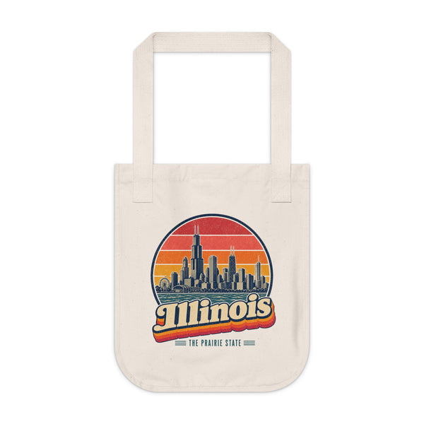 Illinois Chicago Skyline Tote Bag
