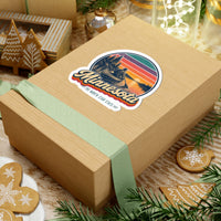 Minnesota Canoe On A North Lake Sticker