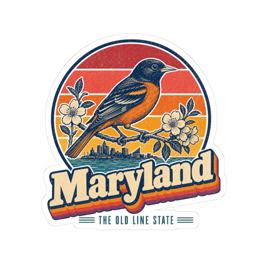 Maryland Baltimore Oriole Sticker
