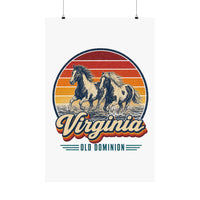 Virginia Chincoteague Ponies Poster