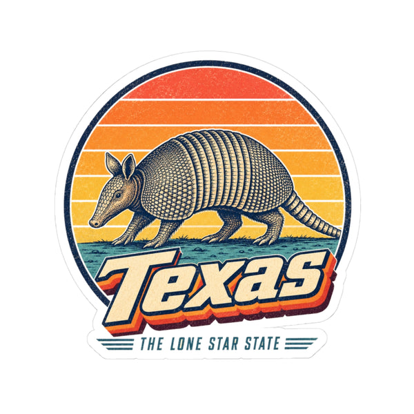 Texas Armadillo Sticker