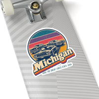 Michigan Classic Detroit Cars Sticker