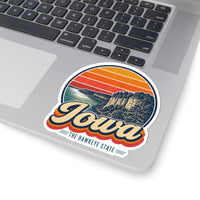 Iowa Mississippi River Bluffs Sticker