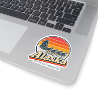 Alaska Dog Sledding Sticker