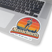 Massachusetts Minuteman Statue Sticker