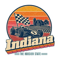 Indiana Retro Sunset Tee