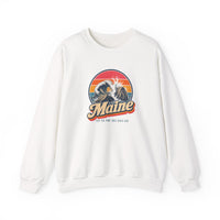 Maine Crashing Surf On Granite Sweatshirt