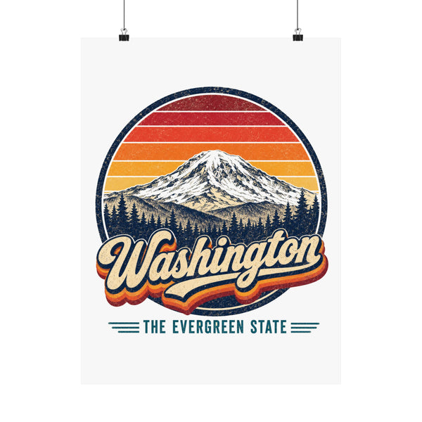 Washington Mount Rainier Poster