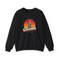 Columbus Retro Sunset Sweatshirt